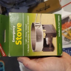 Emergency stove w/24 fuel tablets